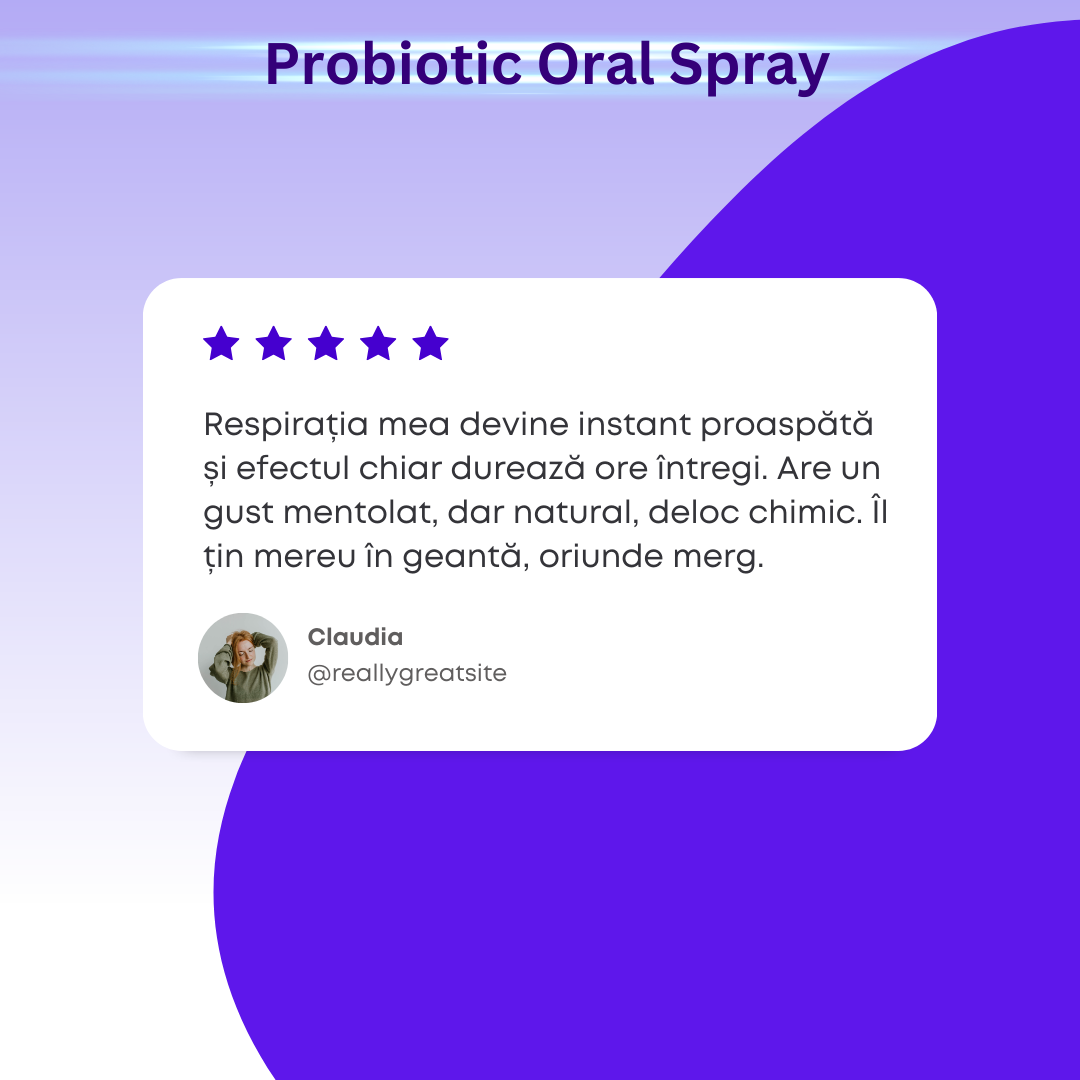 Spray probiotic pentru respirație