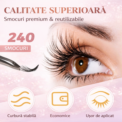 Extensii de gene (cluster lashes)