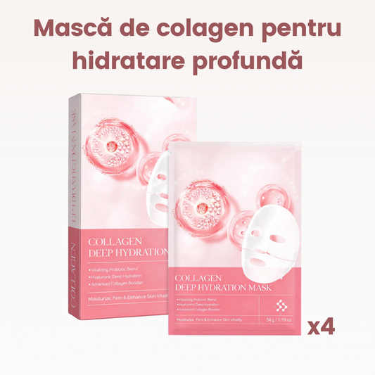 Masca de fata bio Colagen- 4 buc