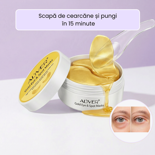 Patch-uri cu aur & colagen - 60 de perechi