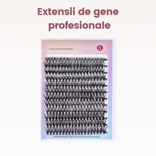 Extensii de gene (cluster lashes)