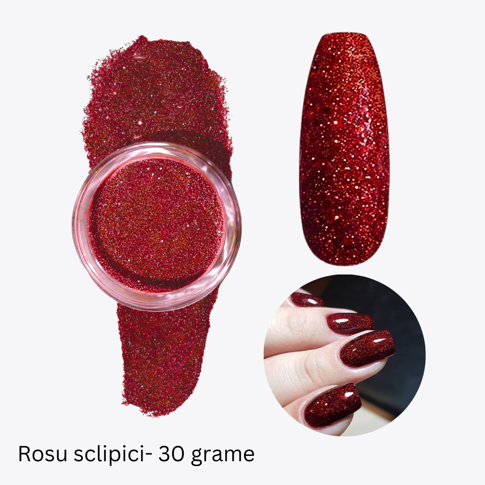 Rosu sclipici 30g